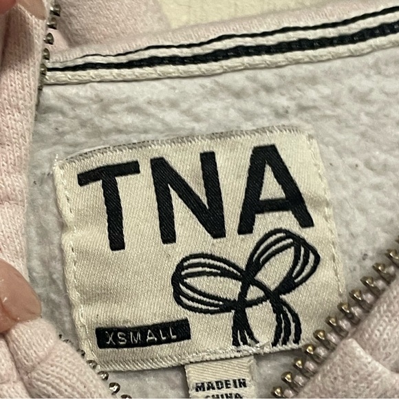 TNA Light Pink Zip Up - Picture 2 of 3
